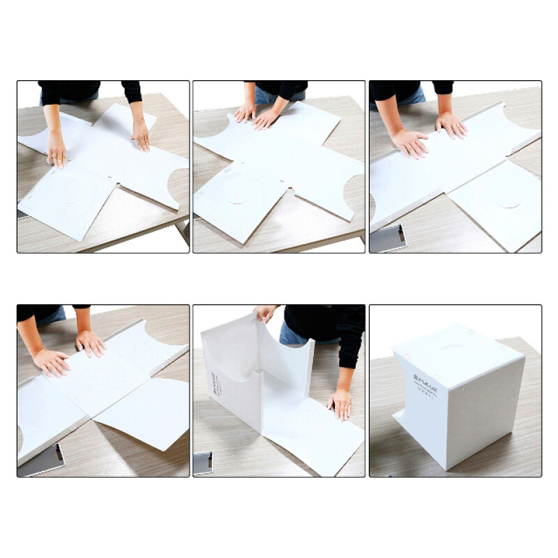 PULUZ PU5028 Folding Portable Light Photo Box фотобокс с подсветкой и 2 фонами