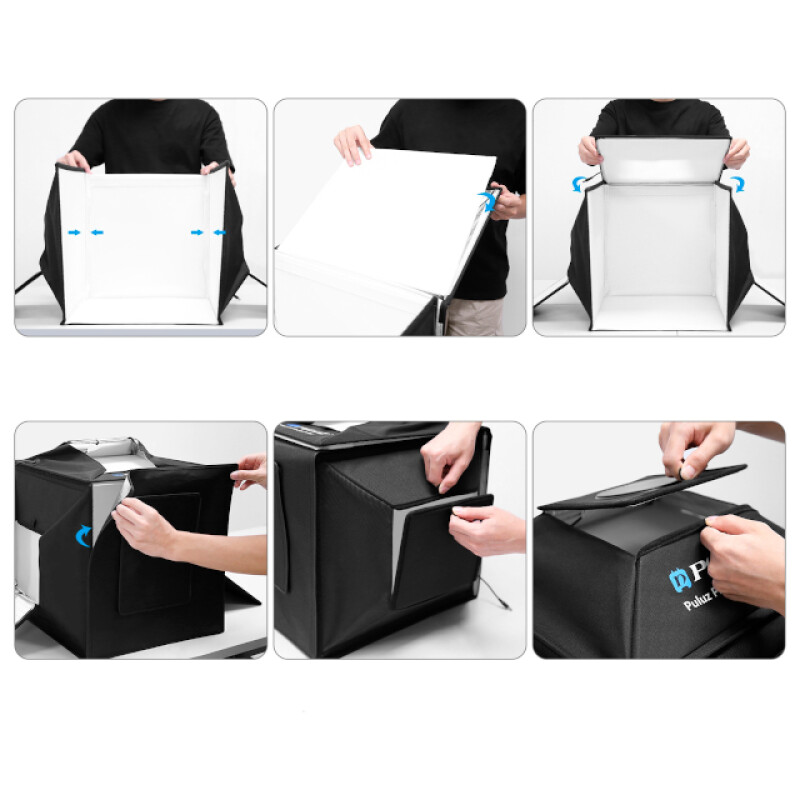 PULUZ PU5042 Light Photo Box фотобокс с подсветкой 72W 5500K и 4 фонами