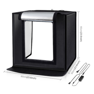 PULUZ PU5060 Light Dimmable Photo Box складной фотобокс с подсветкой 36W и 6 фонами
