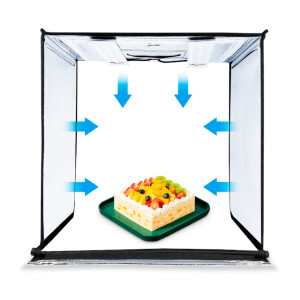 PULUZ PU5060 Light Dimmable Photo Box складной фотобокс с подсветкой 36W и 6 фонами