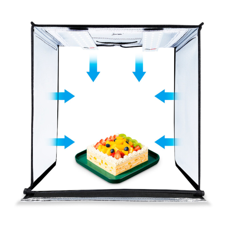 PULUZ PU5060 Light Dimmable Photo Box складной фотобокс с подсветкой 36W и 6 фонами