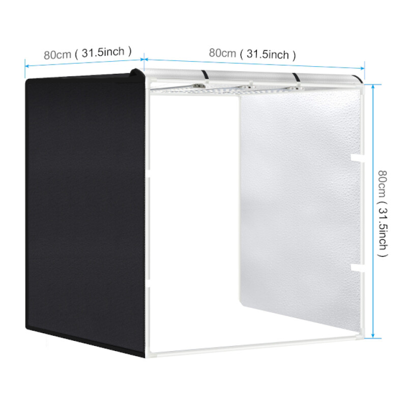 PULUZ PU5083EU складной фотобокс 80 см с подсветкой и 4 фонами