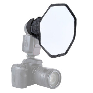 PULUZ PU5120 Octangle Foldable Softbox складной октабокс для накамерной вспышки 20 см
