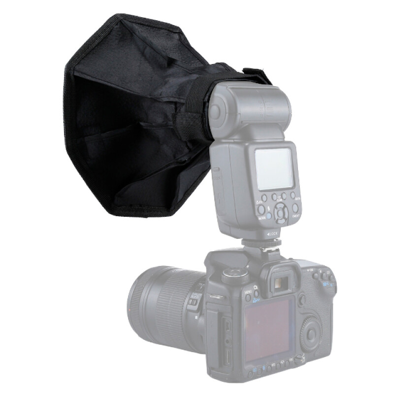 PULUZ PU5120 Octangle Foldable Softbox складной октабокс для накамерной вспышки 20 см