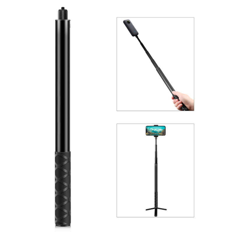 PULUZ PU816 Selfie Stick телескопический селфи-стик с креплением для Insta360