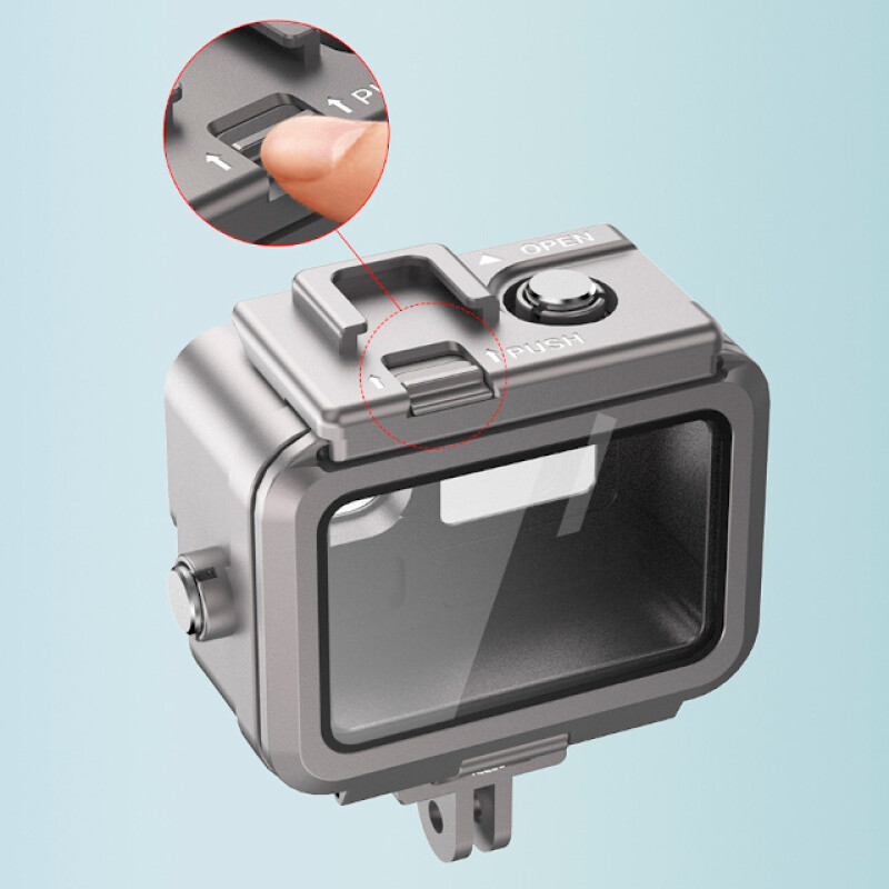 PULUZ PU914H 40m Waterproof Aluminium Case алюминиевый водозащитный кейс для GoPro Hero 9/10/11/12