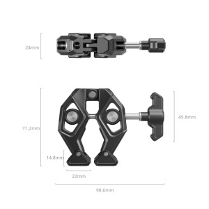 SmallRig 5319 Crab-Shaped Clamp универсальный держатель-струбцина