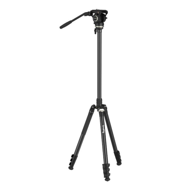 SmallRig 4475 Video Tripod Kitалюминиевый штатив CT210 с видеоголовой с клипсами
