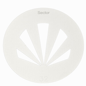 Fotokvant GMA-32-66 Gobo mask Sector маска гобо 66 мм