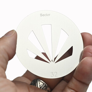 Fotokvant GMA-32-66 Gobo mask Sector маска гобо 66 мм