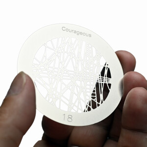 Fotokvant GMA-18-66 Gobo mask Courageous маска гобо 66 мм