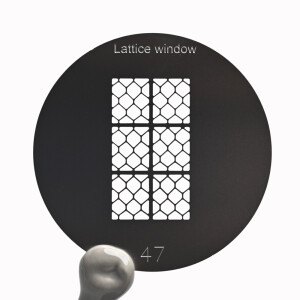 Fotokvant GMA-47-66 Gobo mask Lattice window маска гобо 66 мм