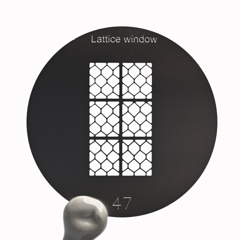 Fotokvant GMA-47-66 Gobo mask Lattice window маска гобо 66 мм