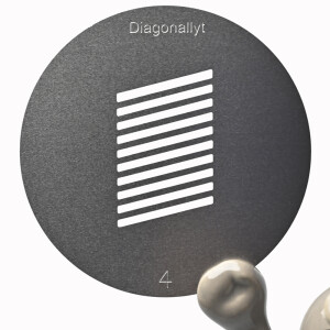 Fotokvant GMA-4-66 Gobo mask Diagonallyt маска гобо 66 мм