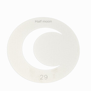 Fotokvant GMA-29-66 Gobo mask Half moon маска гобо 66 мм