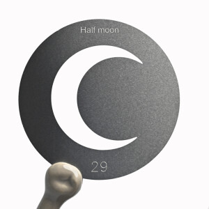 Fotokvant GMA-29-66 Gobo mask Half moon маска гобо 66 мм