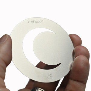 Fotokvant GMA-29-66 Gobo mask Half moon маска гобо 66 мм