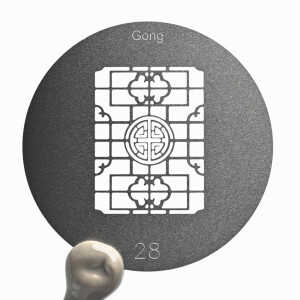 Fotokvant GMA-28-66 Gobo mask Gong маска гобо 66 мм