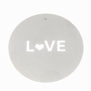 Fotokvant GMW-51-58 Gobo mask маска гобо 58 мм LOVE