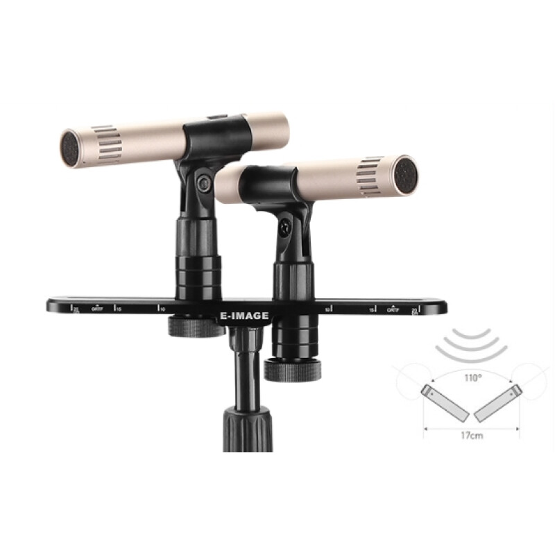 E-IMAGE BSA-04 Microphone Stereo Bar кронштейн для установки 2 микрофонов
