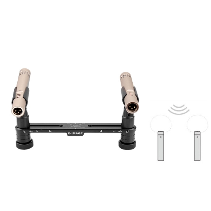 E-IMAGE BSA-04 Microphone Stereo Bar кронштейн для установки 2 микрофонов
