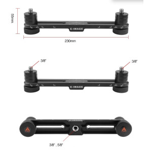 E-IMAGE BSA-04 Microphone Stereo Bar кронштейн для установки 2 микрофонов