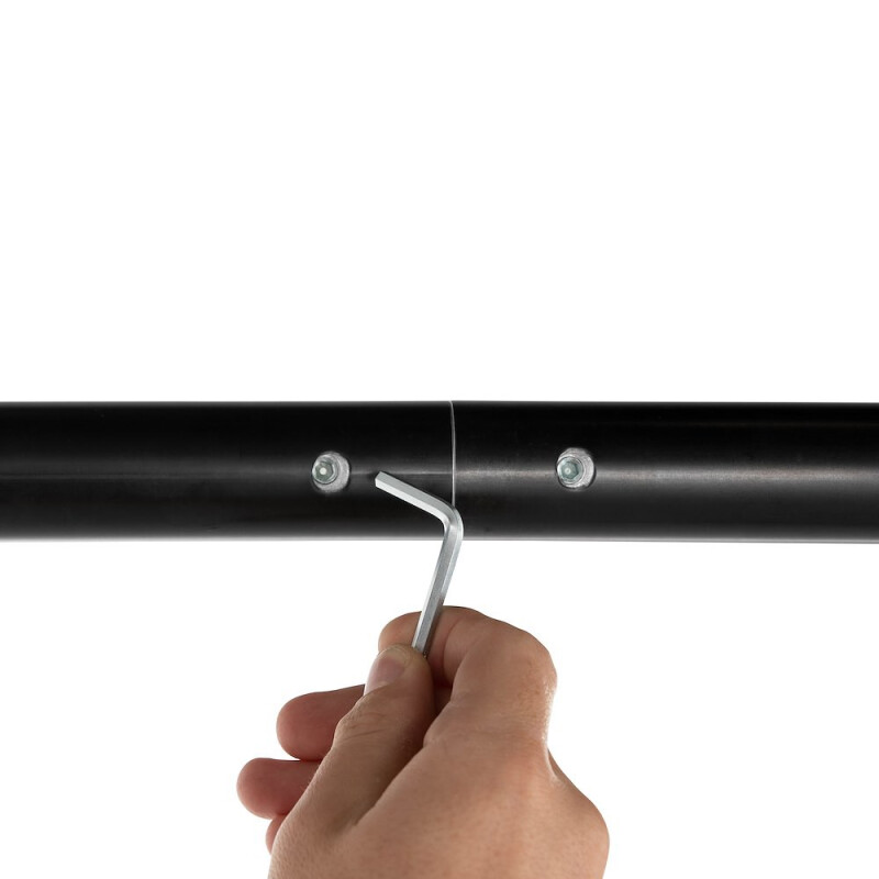 Manfrotto 085B стойка наклонная типа "журавль" стальная черная с колесами