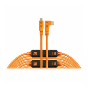 Tether Tools TetherPro Optima 10G USB-C, 9,4м с угловым разъемом Orange [CUC31RTG2-ORG] кабель