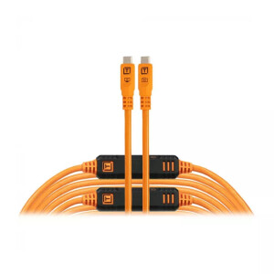 Tether Tools TetherPro Optima 10G USB-C, 9,4м с прямым разъемом Orange [CUC31G2-ORG] кабель