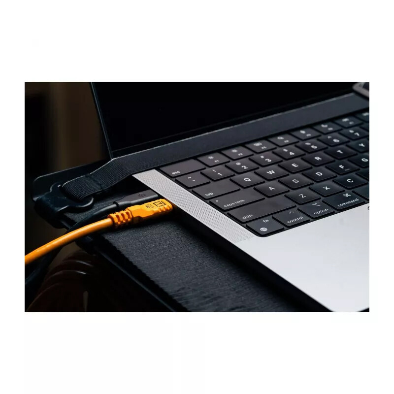 Tether Tools TetherPro Optima 10G USB-C, 3м с угловым разъемом Orange [CUC10RTG2-ORG] кабель