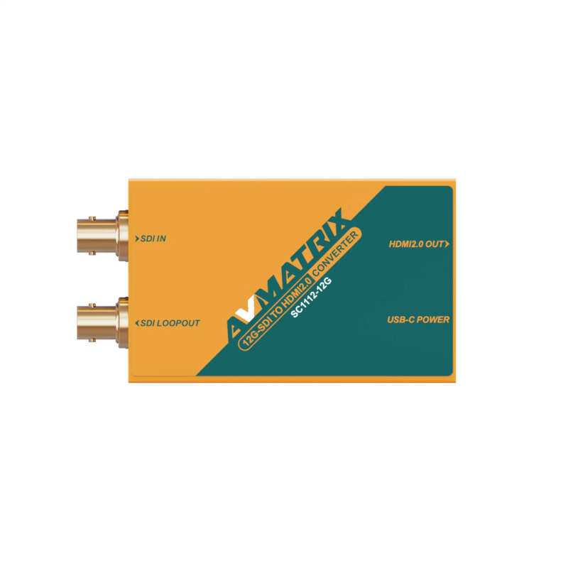 AVMATRIX SC1112-12G 4K60 12G-SDI в HDMI2.0 контроллер