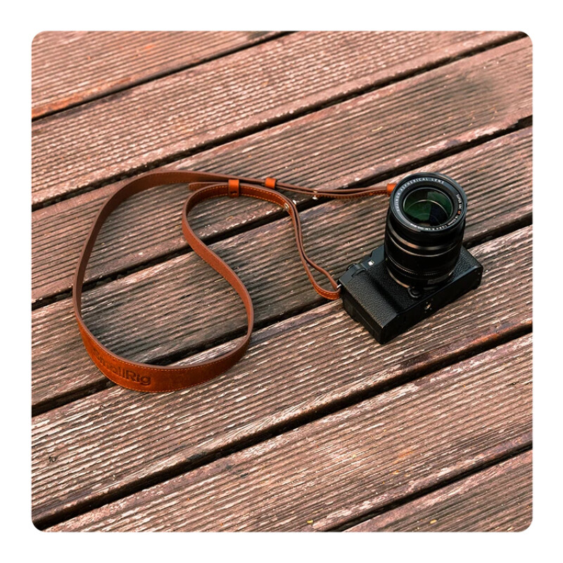 SmallRig 5208 Universal Leather Camera Shoulder Strap Black кожаный плечевой ремень для камеры