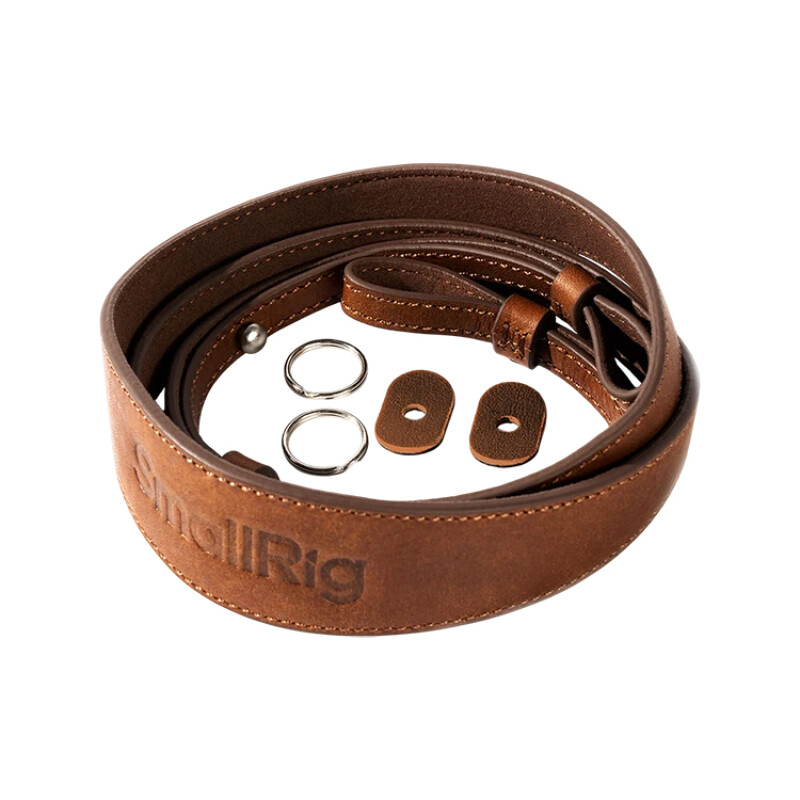 SmallRig 5209 Universal Leather Camera Shoulder Strap Brown кожаный плечевой ремень для камеры