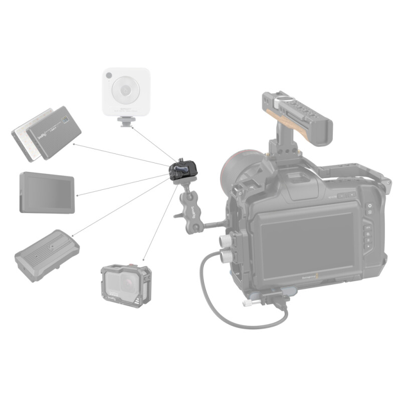 SmallRig 3513C Drop-in HawkLock mini Series Universal Quick Release быстросъемное крепление