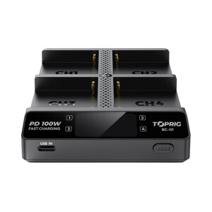 Accsoon TOPRIG BC01 4-Bay NP-F зарядное устройство