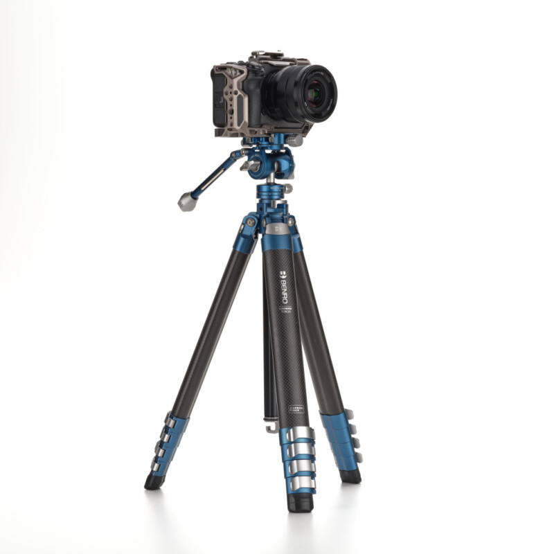 Benro TCBC25FS20PROC501 Cyanbird Pro штатив карбоновый с головой для фото и видео/ Arca/501PL