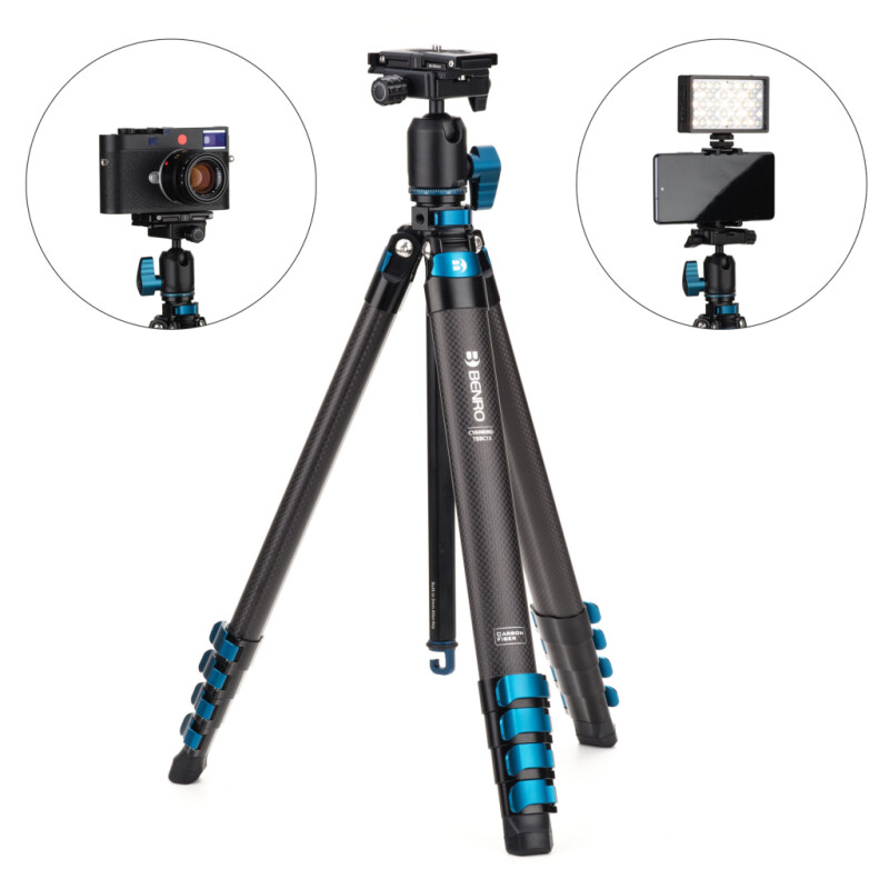 Benro TBBC15N00PM Blackbird штатив карбоновый c шаровой головой/ Arca/ держатель смартфона