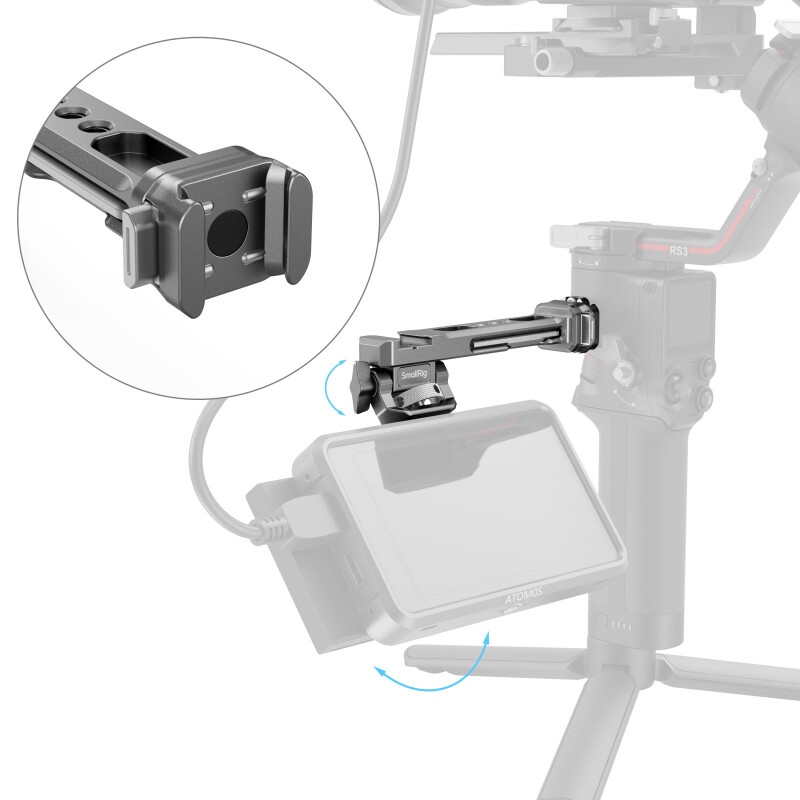 SmallRig 4637 HawkLock H21 Monitor Support держатель монитора для электронного стабилизатора DJI