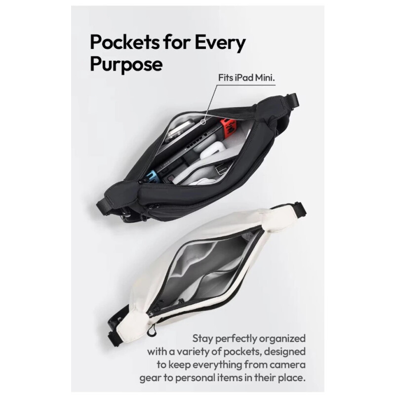 Ulanzi HMN1 Crossbody сумка для камры белая