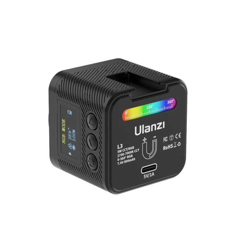 Ulanzi L3 RGB осветитель 5Вт 2700-7000К