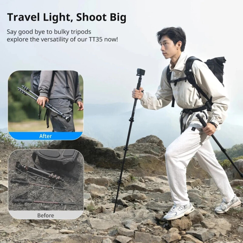 Ulanzi TT35 Hiking Stick Kit штатив с трекинговыми палками