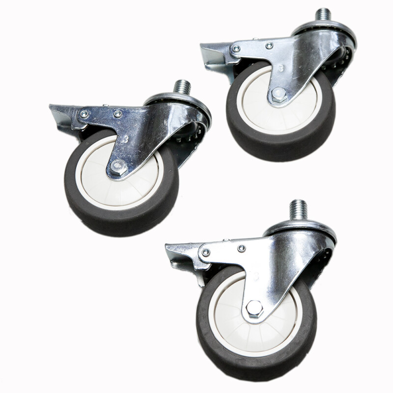 Fotokvant LSC-12 Wheel KIT набор колес для стойки с резьбой М12х1,75