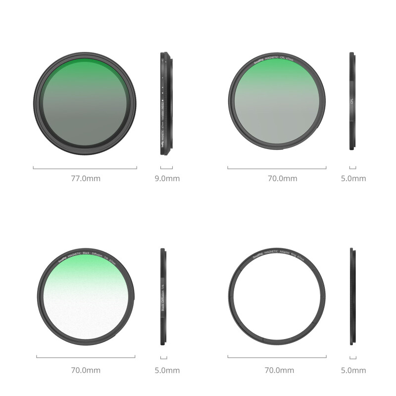 SmallRig 4726 VND 2-32 CPL Black Mist 1/4 комплект светофильтров 67мм