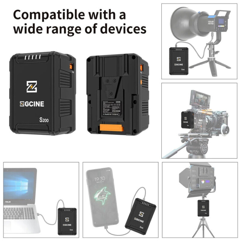 ZGCine ZG-S200 V-mount 199.8 Wh аккумулятор