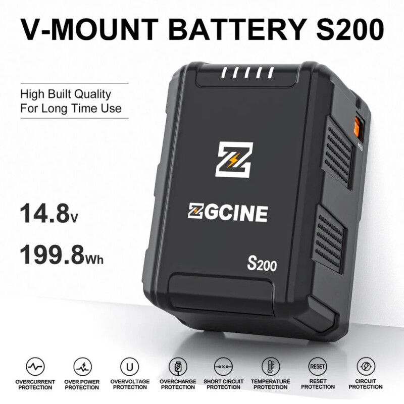 ZGCine ZG-S200 V-mount 199.8 Wh аккумулятор