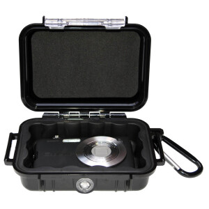 Peli 1010 WL WI-BK BLK защитный кейс черный с вставкой