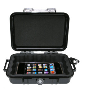 Peli 1020 WL WI-BK BLACK защитный кейс черный c вставкой