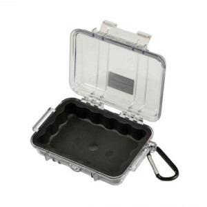 Peli 1020 WL WI-BK CLR защитный кейс прозрачный с черной вставкой