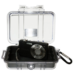 Peli 1020 WL WI-BK CLR защитный кейс прозрачный с черной вставкой