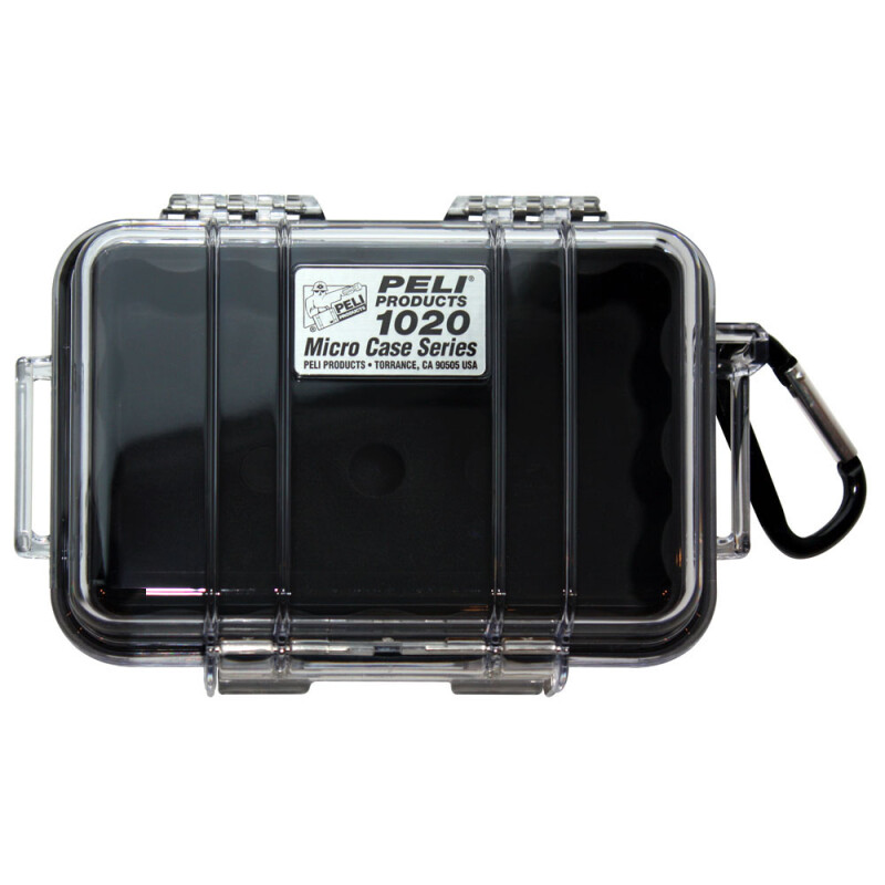 Peli 1020 WL WI-BK CLR защитный кейс прозрачный с черной вставкой